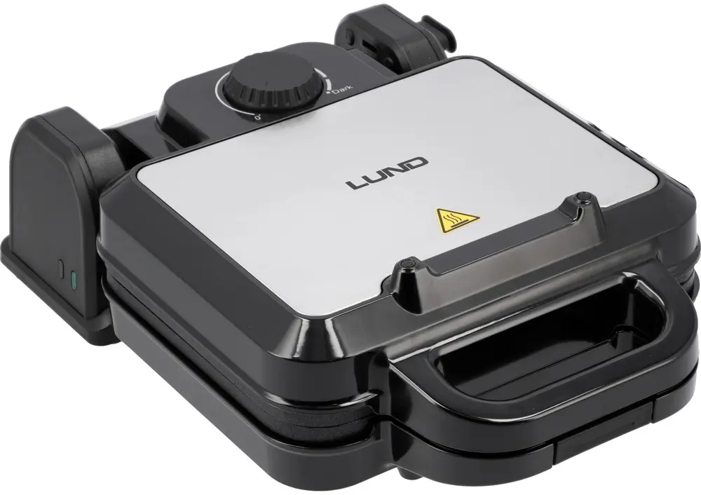 Aparat de gatit vafe Lund 68016 (Inox/Black)