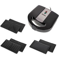 Aparat pentru sandwich-uri 3in1 Mesko MS 3045 (Black/Silver) Thumb
