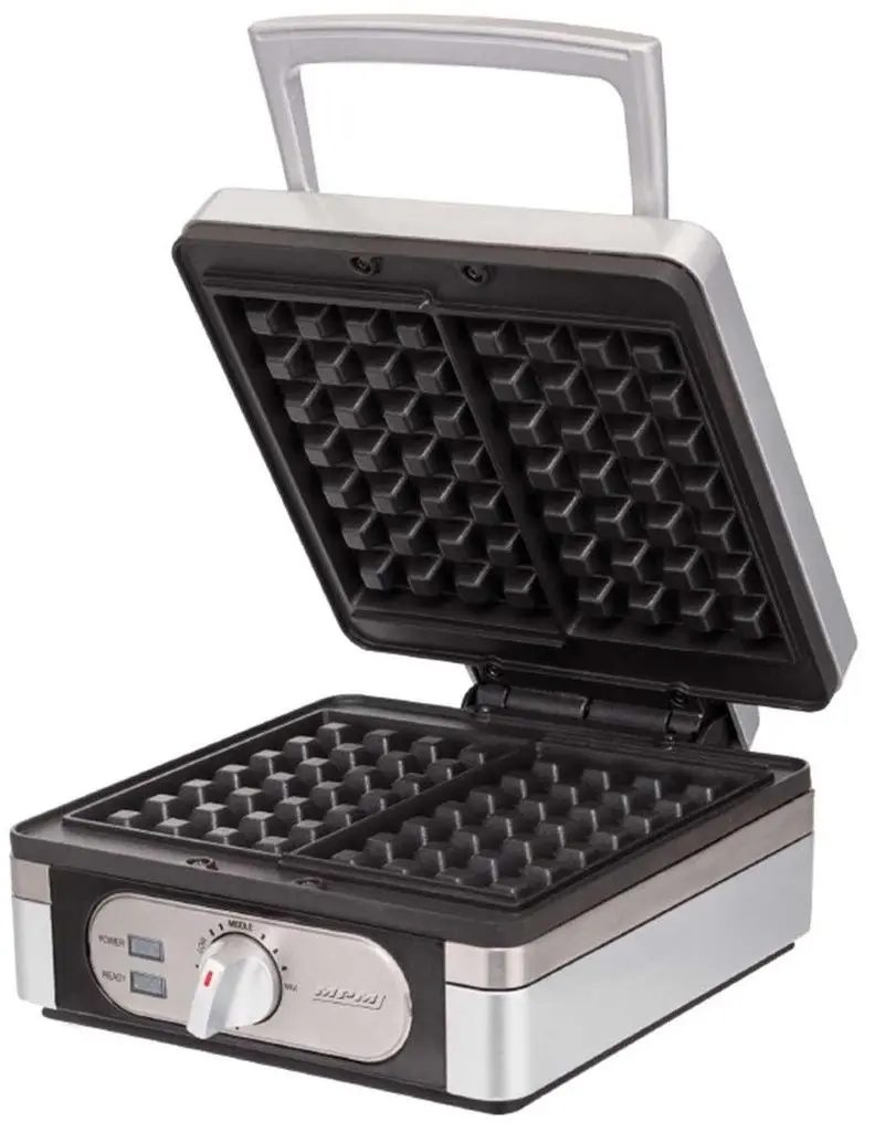 Вафельница MPM MGO-13 (Black/Inox)