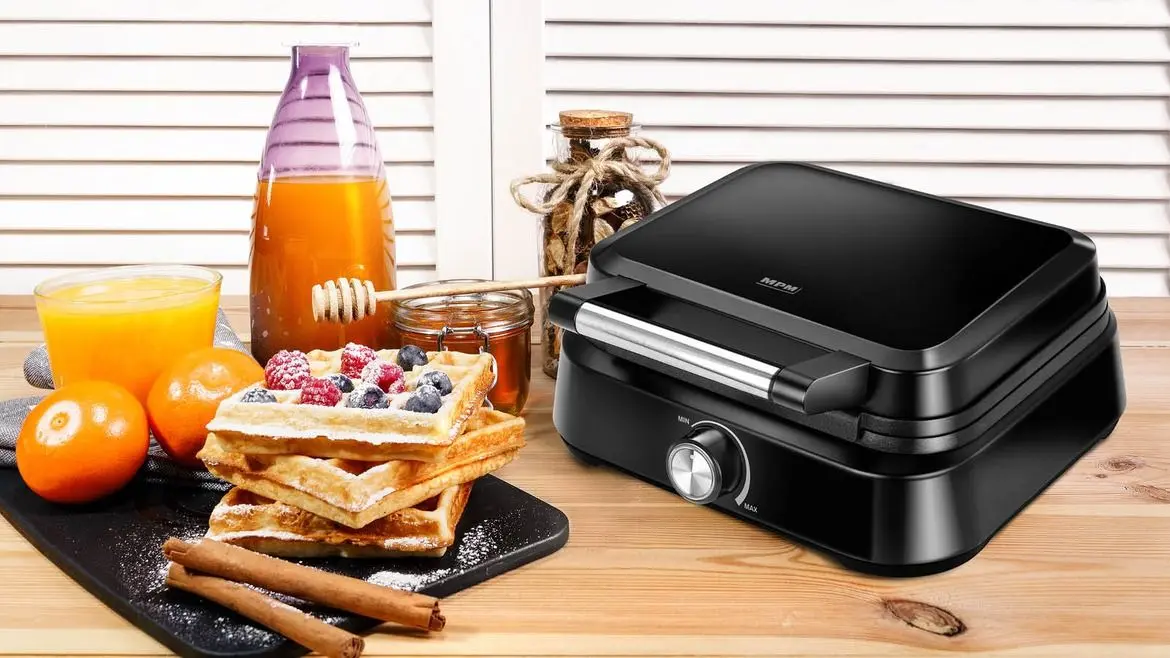 Вафельница MPM MGO-40 (Black)