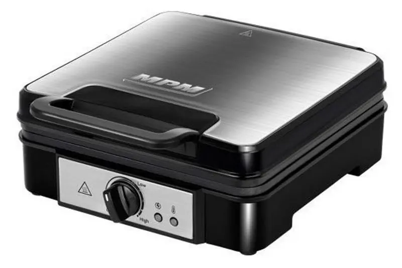 Aparat de gatit vafe MPM XL MGO-36M (Silver/Black)