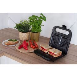 Aparat pentru sandwich-uri N'oveen SM450 (Inox/Black) Thumb