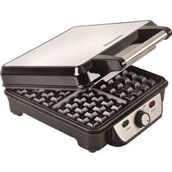 Aparat de facut vafe Ravanson GR-7030 (Black/Silver)