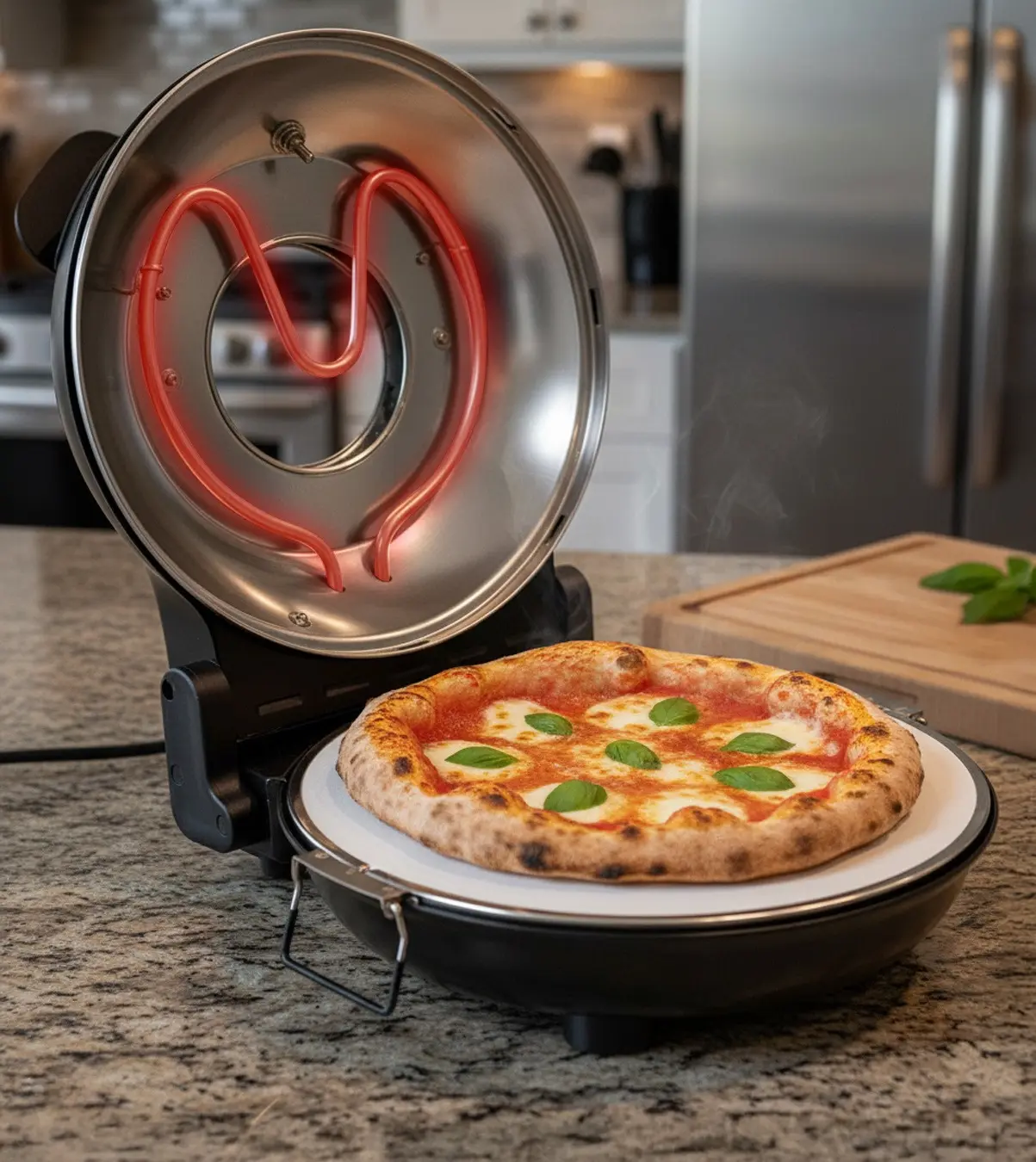 Aparat de preparare pizza Ruhhy 26050 (Black)