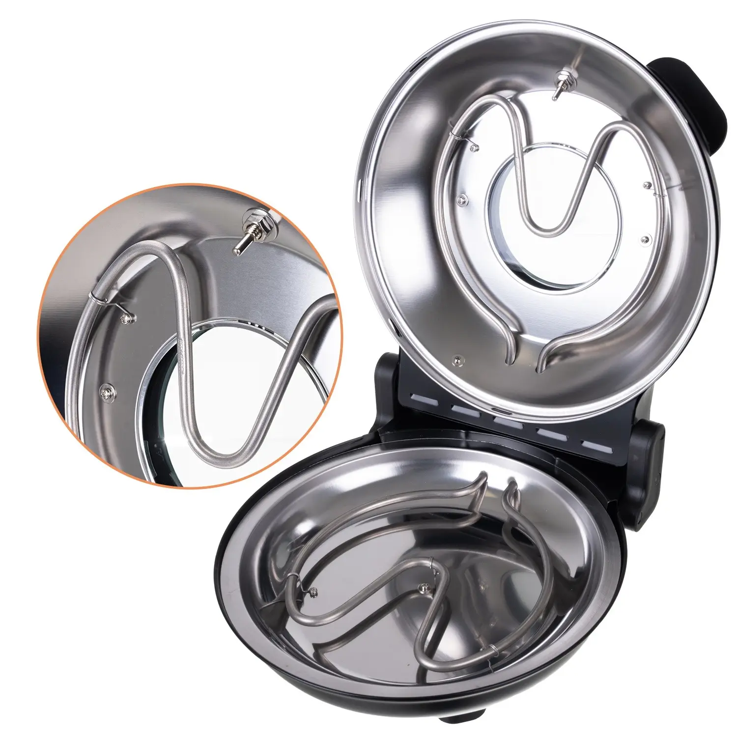 Aparat de preparare pizza Ruhhy 26050 (Black)