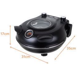 Aparat de preparare pizza Ruhhy 26050 (Black) Thumb