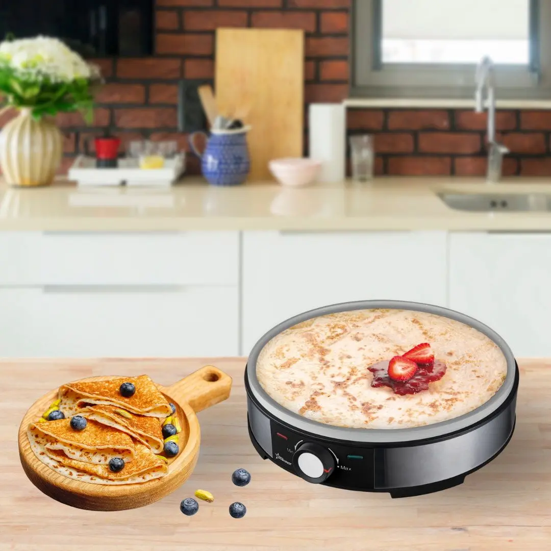 Блинница Starcrest SCM-3212 (Inox/Black)