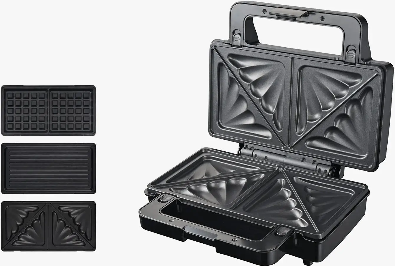 Бутербродница 3в1 Starcrest XL SSM-3131BX (Dark Inox)