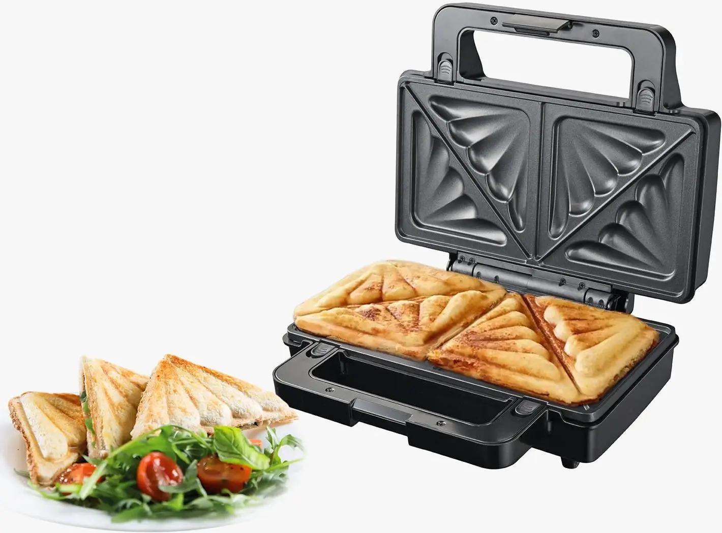 Бутербродница 3в1 Starcrest XL SSM-3131BX (Dark Inox)