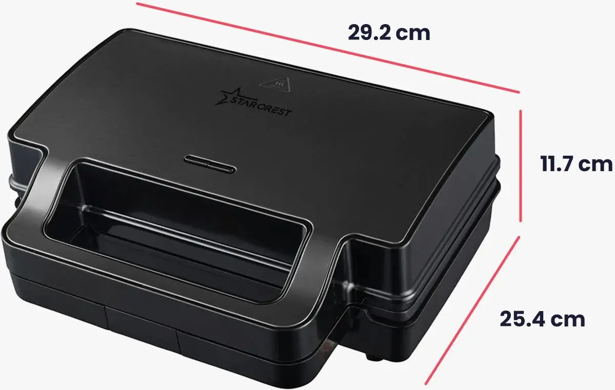 Бутербродница 3в1 Starcrest XL SSM-3131BX (Dark Inox)