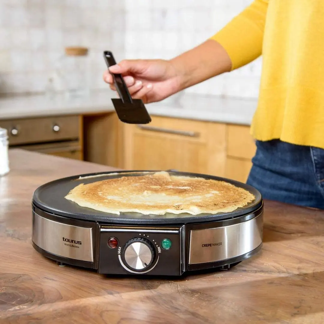 Aparat de facut clatite Taurus S163 (Black/Inox)