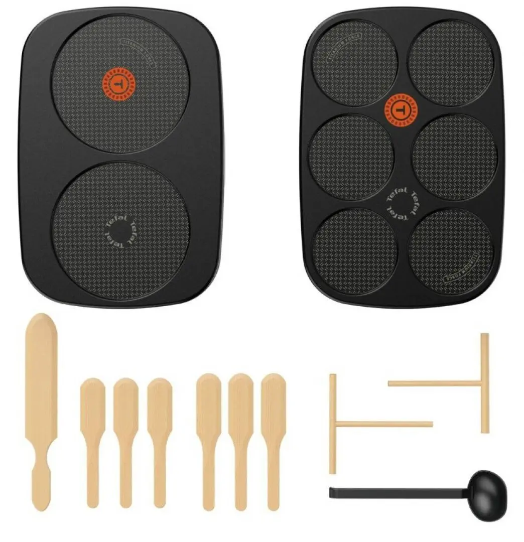 Aparat de facut clatite Tefal PY900D12 (Black/Grey)