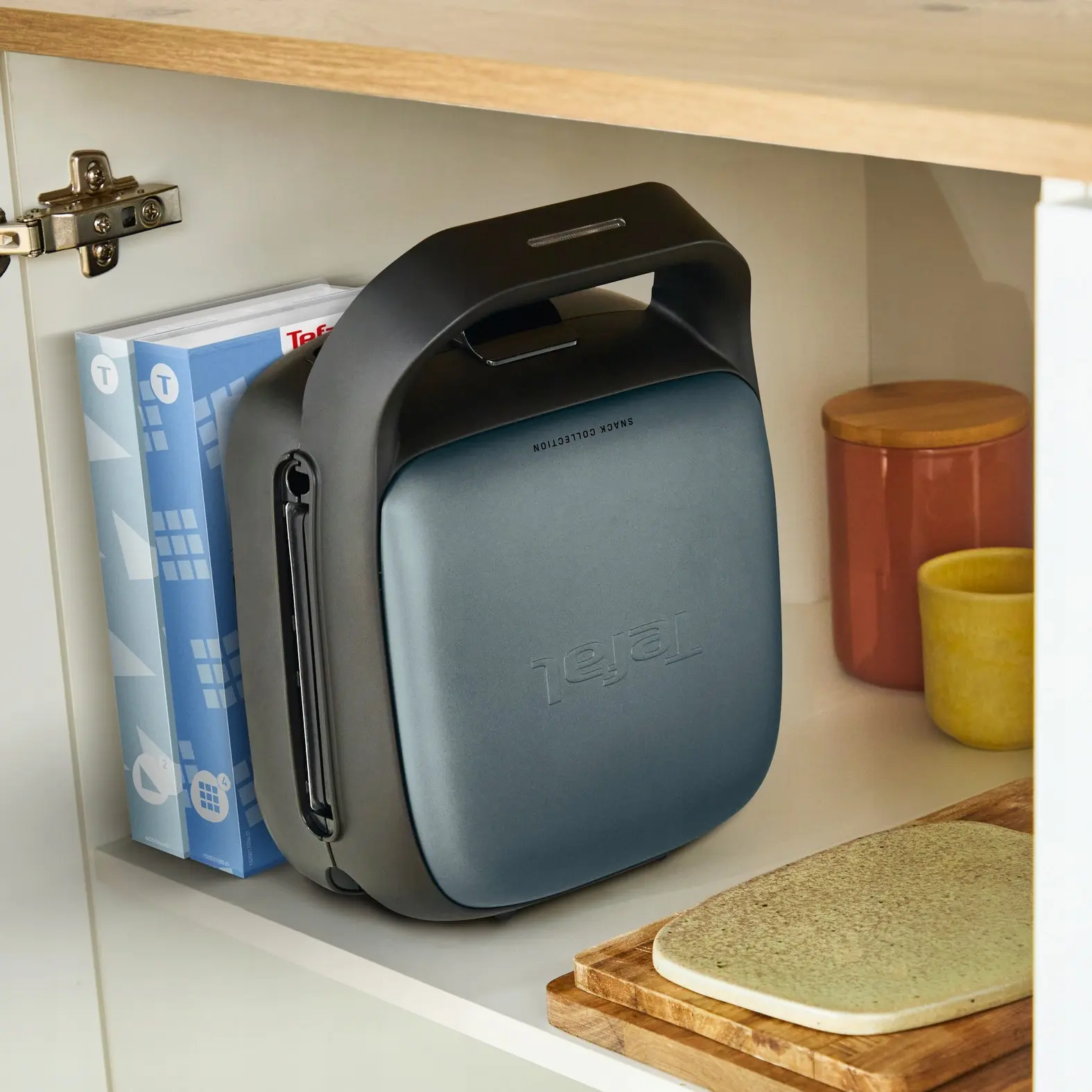 Aparat de facut sadwich-uri Tefal Snack Collection SW862BF0 (Black/Dark Green)