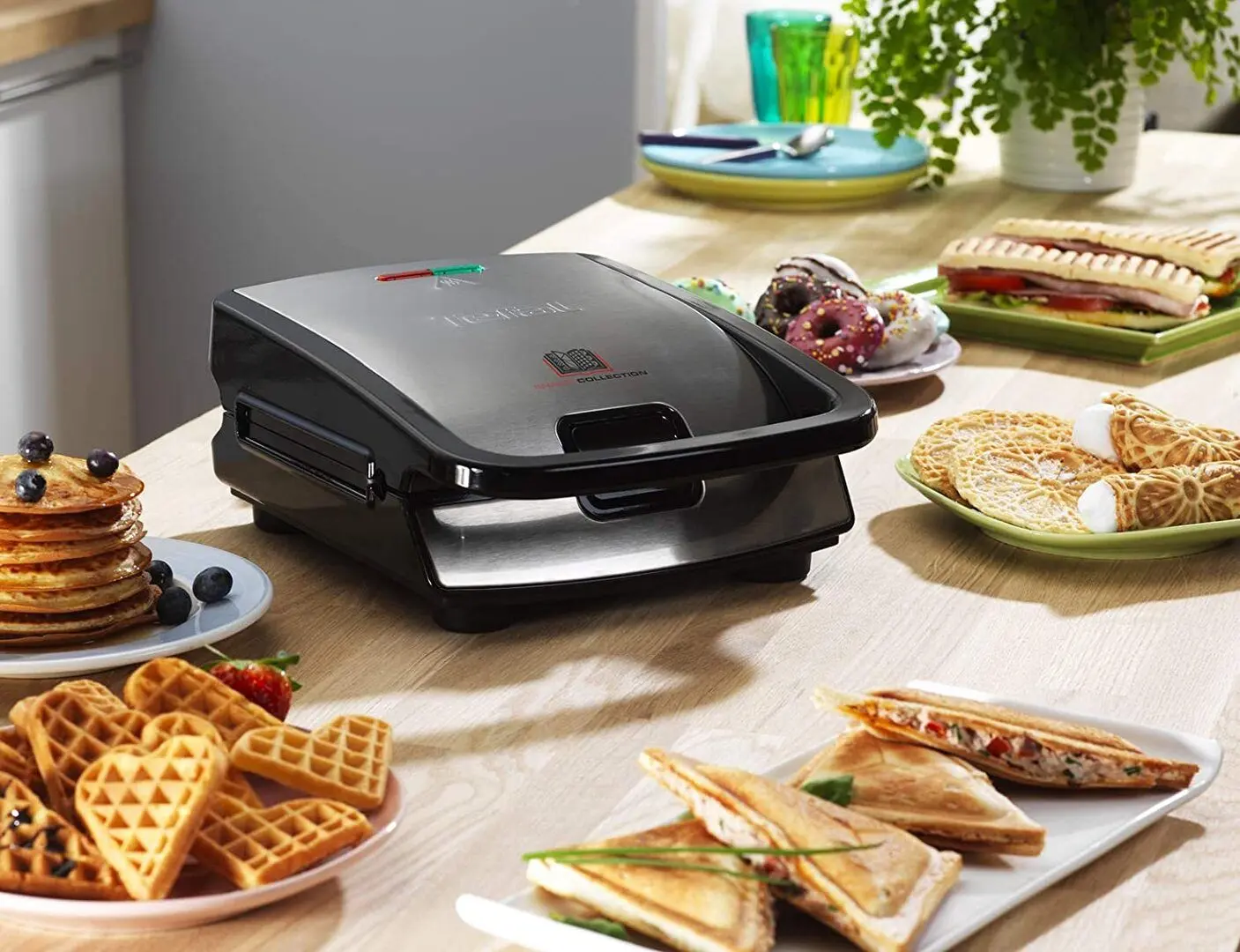 Сэндвичница Tefal Snack SW852D (Inox/Black) - 5