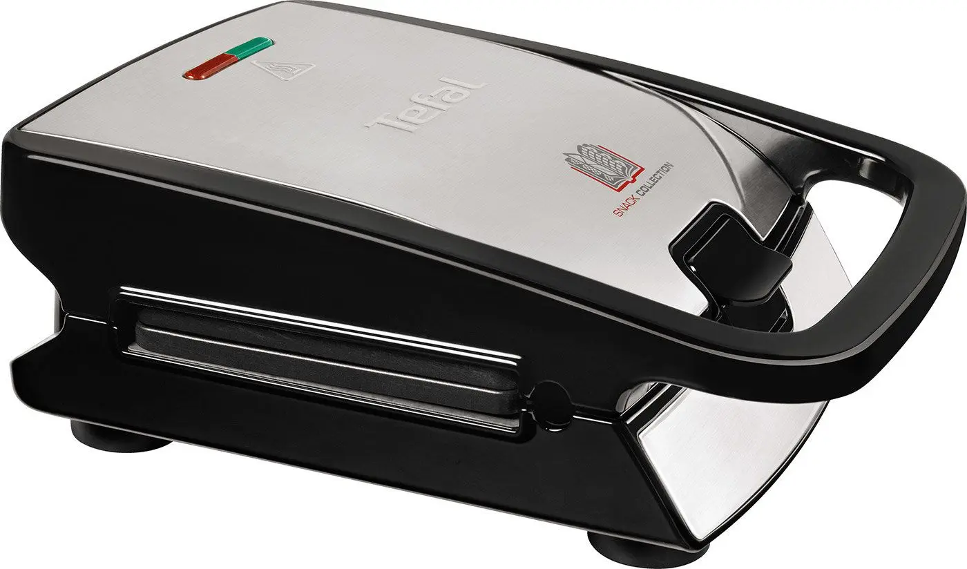 Aparat de sandwich-uri Tefal Snack SW854D16 (Inox/Black)