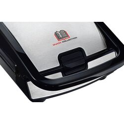 Aparat de sandwich-uri Tefal Snack SW854D16 (Inox/Black) Thumb