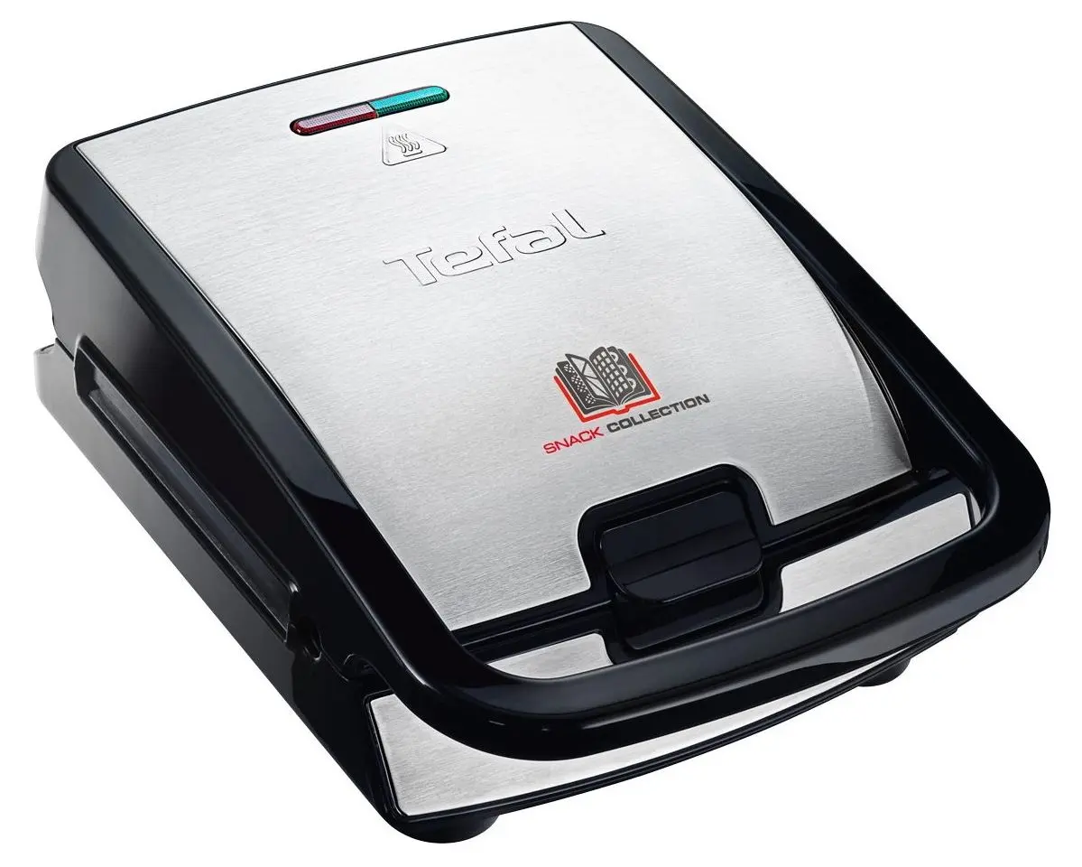 Aparat de sandwich-uri Tefal Snack SW854D16 (Inox/Black)