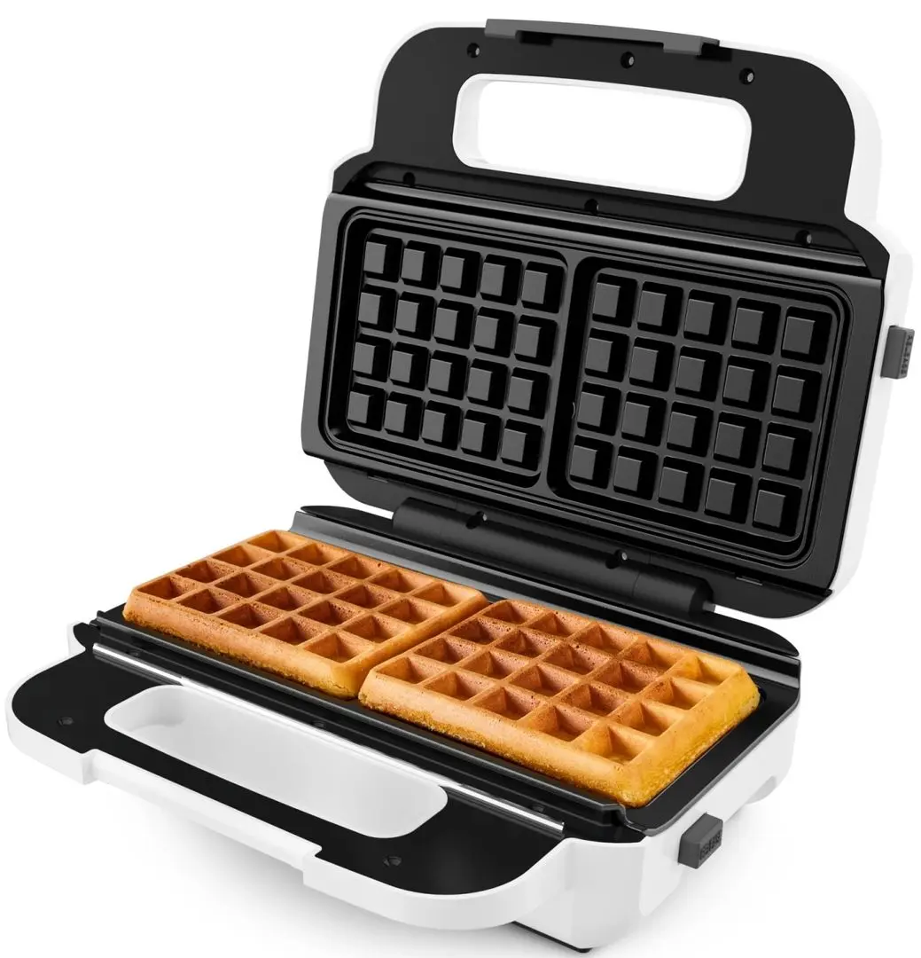 Aparat de facut vafe Tefal Snack XL SW701110 (White/Inox)