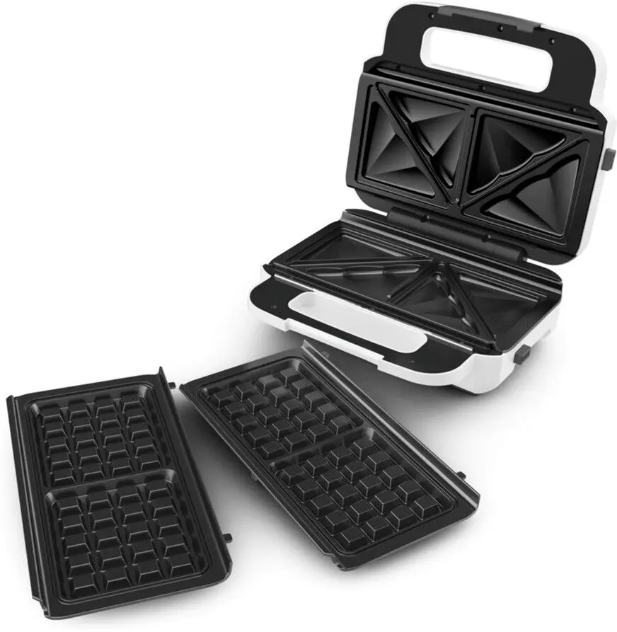 Aparat de facut vafe Tefal Snack XL SW701110 (White/Inox)