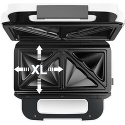 Aparat de facut vafe Tefal Snack XL SW701110 (White/Inox) Thumb