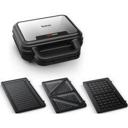 Вафельница 3в1 Tefal UltraCompact SW383D10 (Inox/Black) Thumb