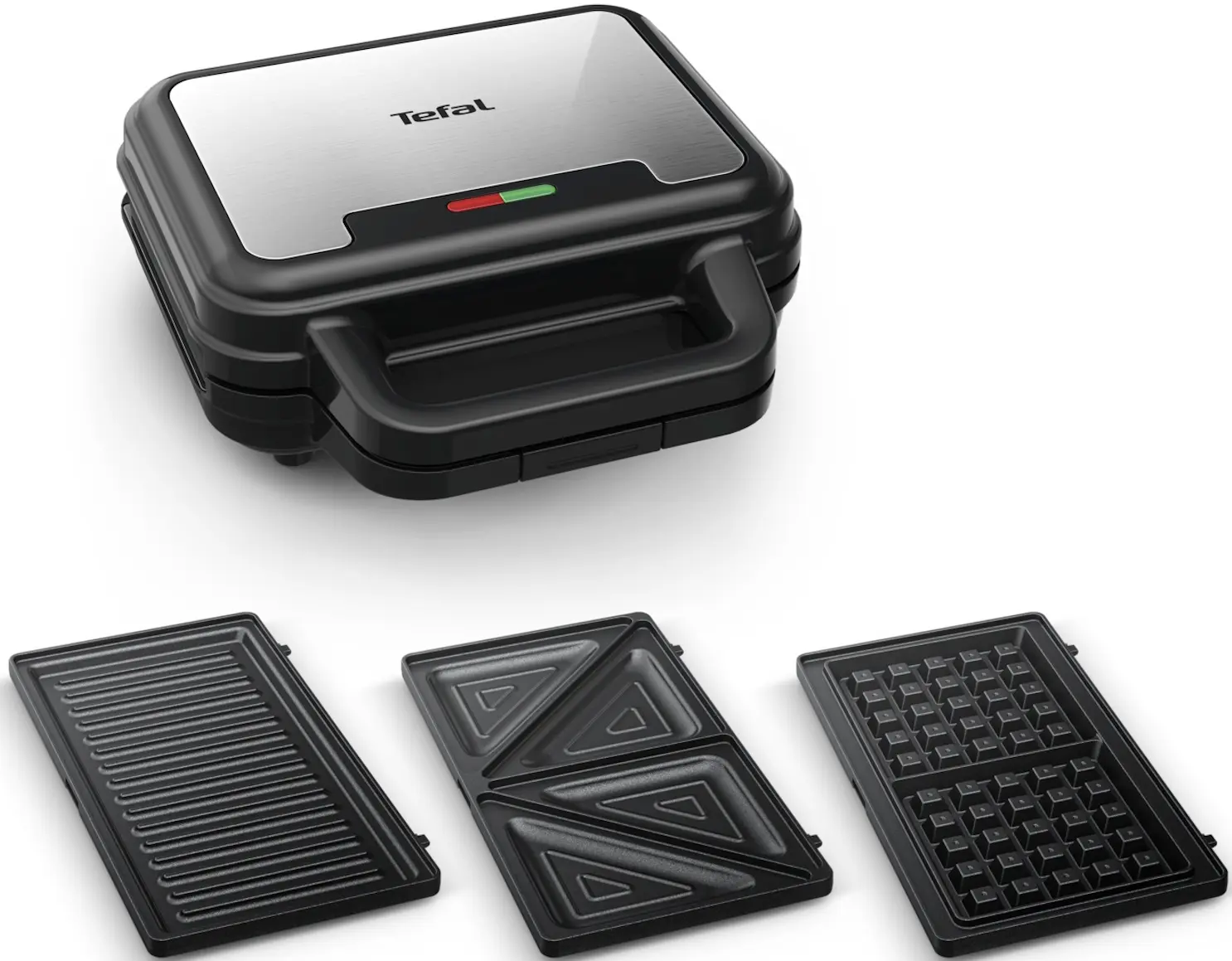 Вафельница 3в1 Tefal UltraCompact SW383D10 (Inox/Black) - 4
