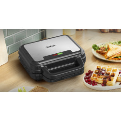 Вафельница 3в1 Tefal UltraCompact SW383D10 (Inox/Black) Thumb