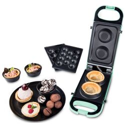 Аппарат для приготовления печения и тарталеток Trisa Retro Line Snack Maker (Green) Thumb