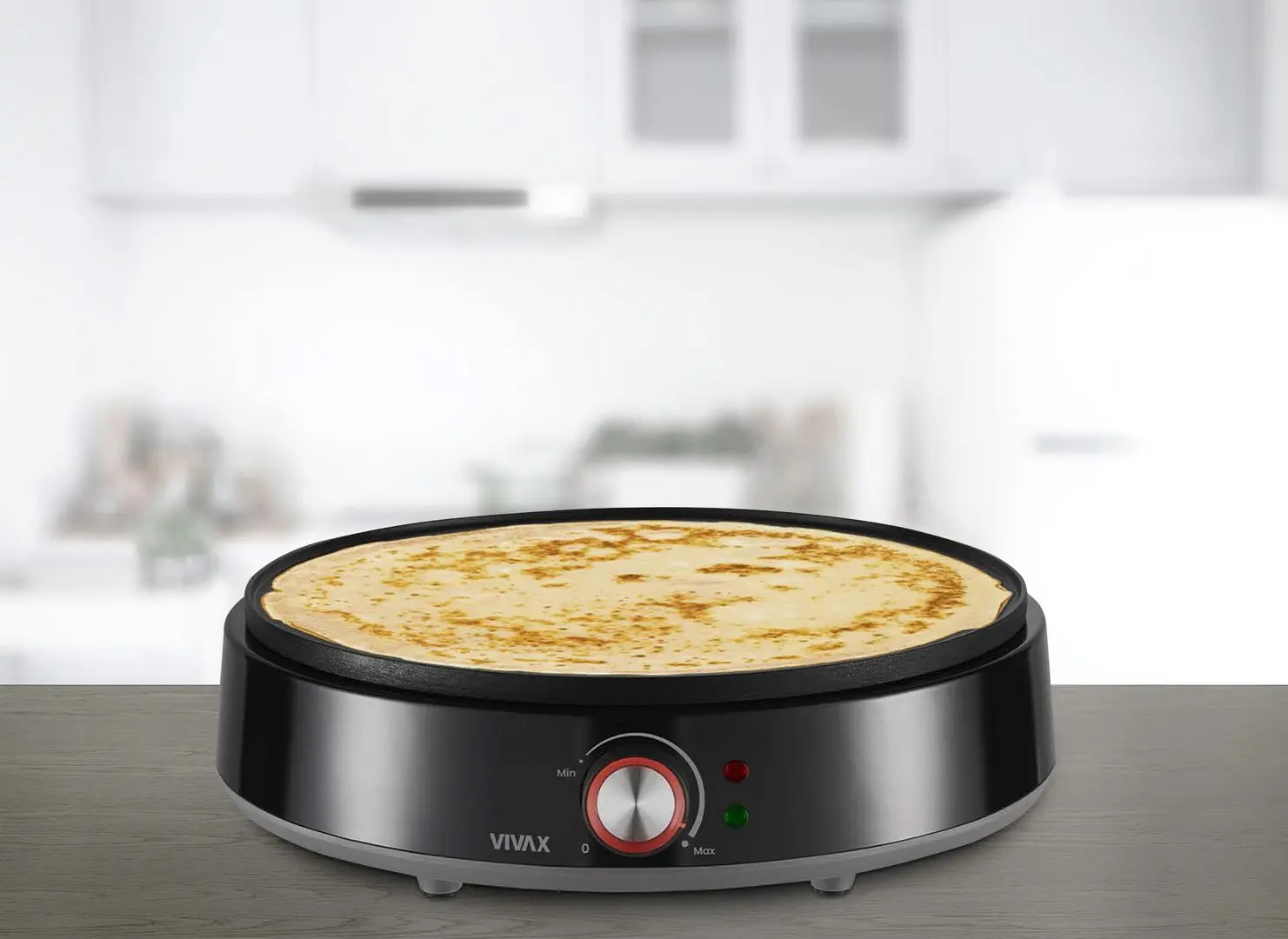 Aparat de facut clatite Vivax PM-1200TB (Black)