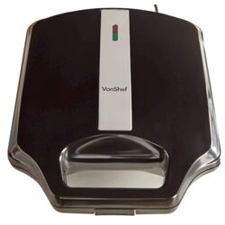 Aparat pentru sandwich-uri VonShef 2000121 (Black/Silver)