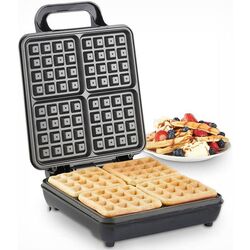 Aparat de facut vafe VonShef 2013307 (Inox/Black) Thumb