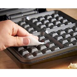 Aparat de facut vafe VonShef 2013307 (Inox/Black) Thumb