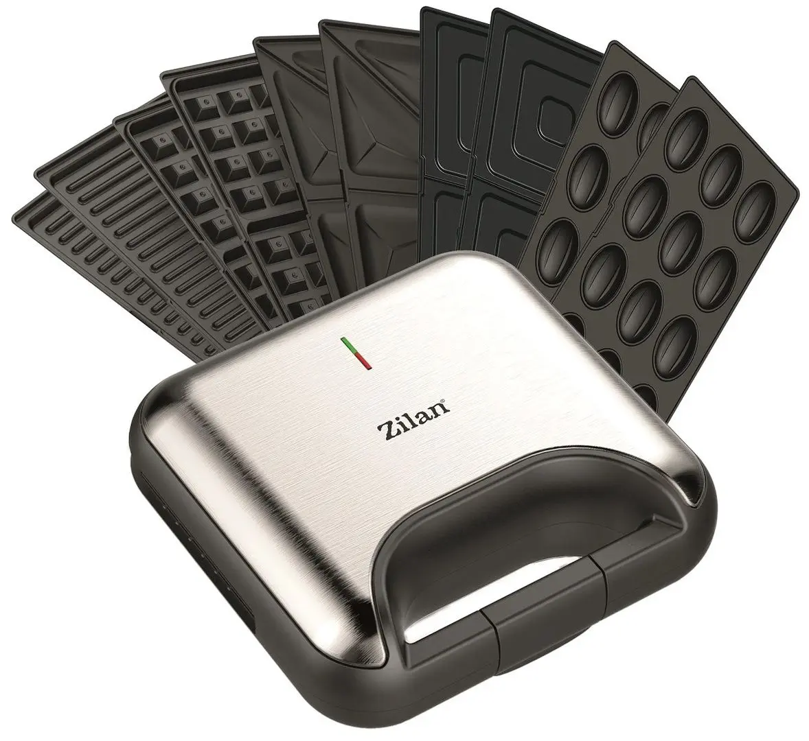 Сэндвичница 5в1 Zilan ZLN3932 (Silver)