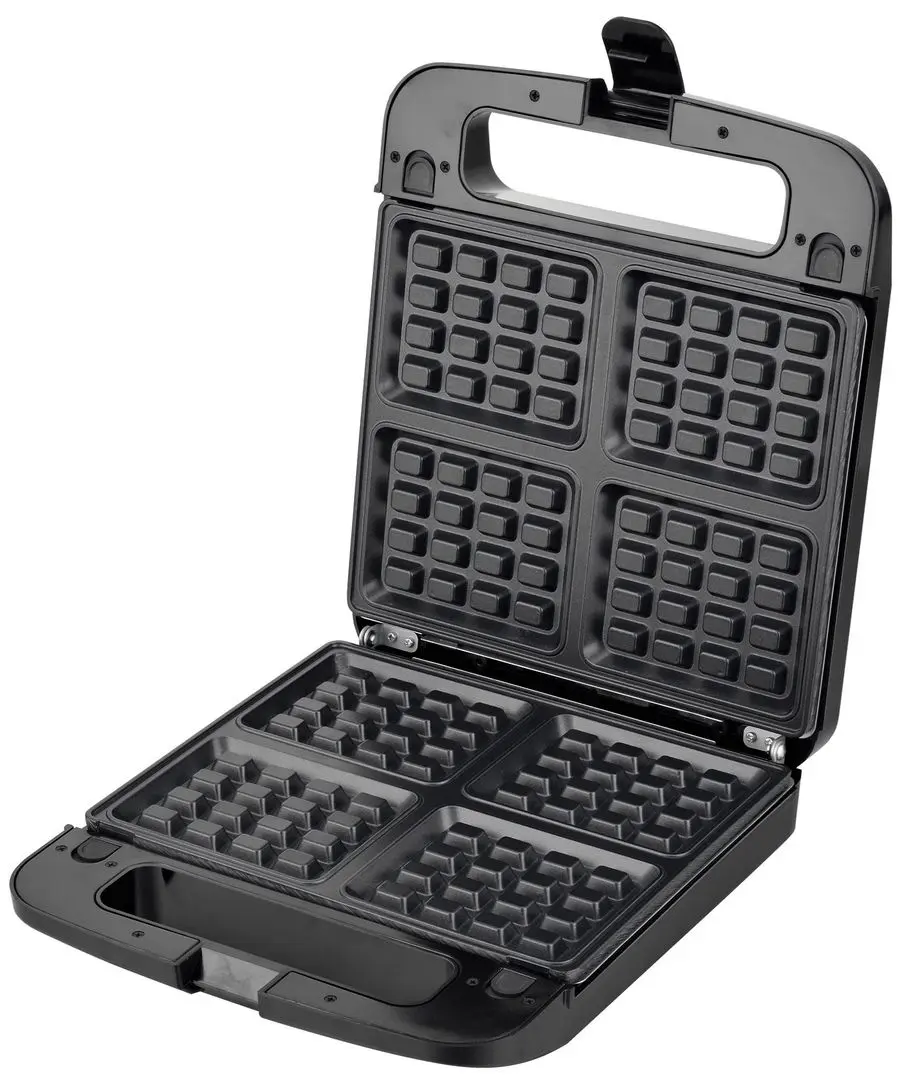 Aparat pentru vafe 2in1 Zokura Z1227 (Black/Inox)