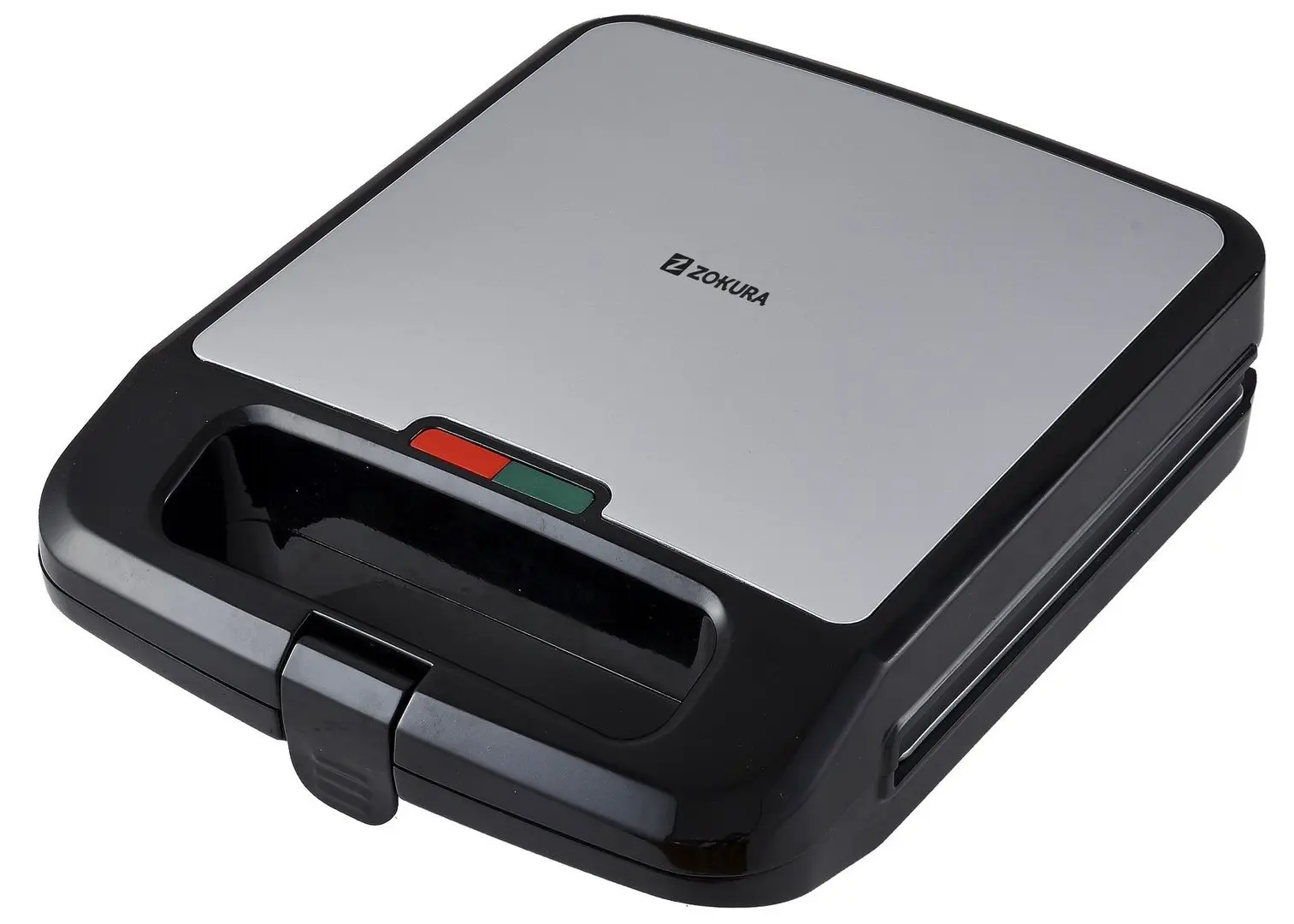 Aparat pentru vafe 2in1 Zokura Z1227 (Black/Inox)