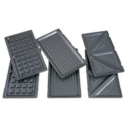 Aparat de facut sadwich-uri 3in1 Zokura Z1226 (Black/Inox) Thumb