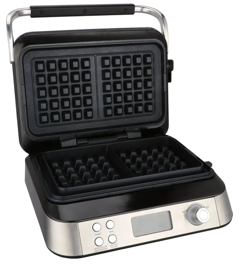 Aparat de gatit vafe Zokura Z1250 (Inox/Black)