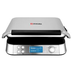 Aparat de gatit vafe Zokura Z1250 (Inox/Black)