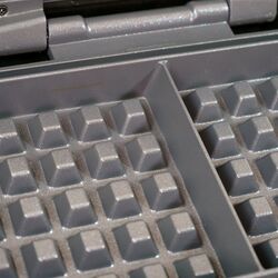 Aparat de gatit vafe Zokura Z1250 (Inox/Black) Thumb