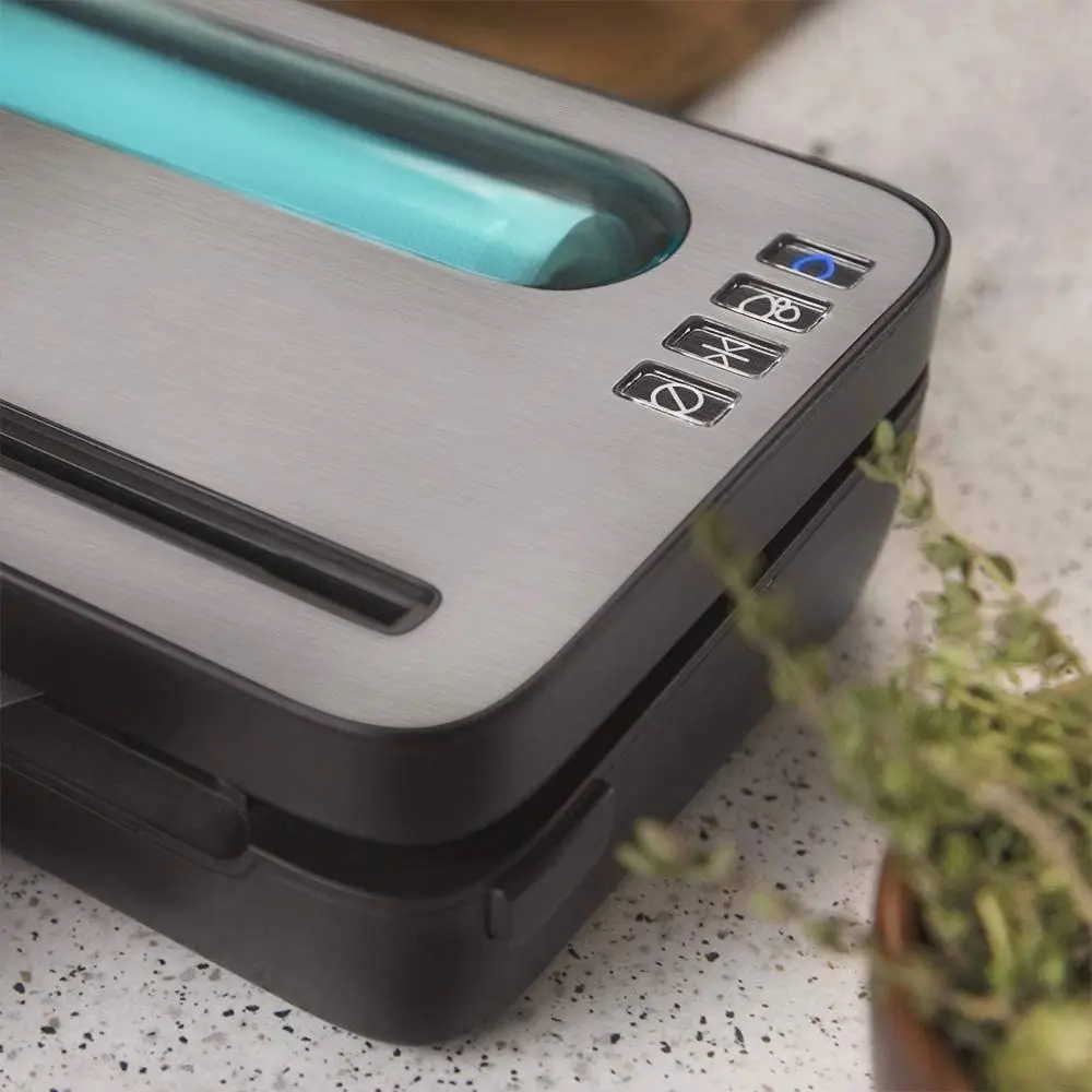 Aparat de vidat Cecotec SealVac 120 SteelCut (Silver/Black) - 8