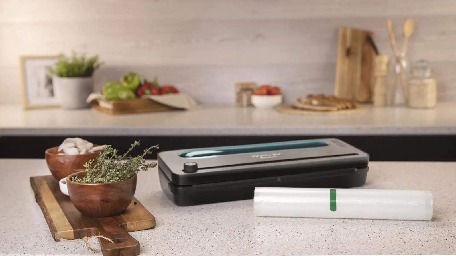 Aparat de vidat Cecotec SealVac 120 SteelCut (Silver/Black) - 4