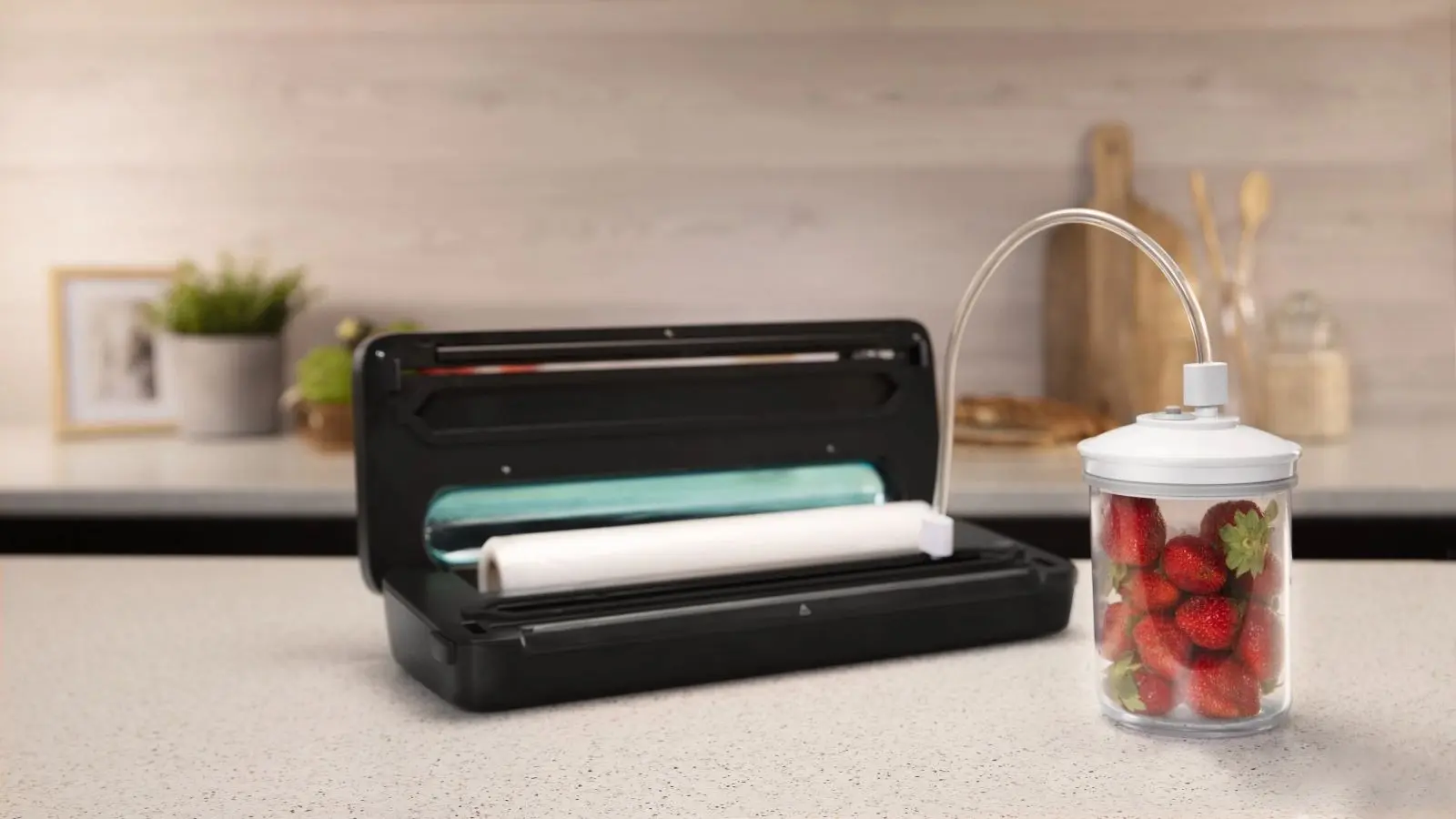 Aparat de vidat Cecotec SealVac 120 SteelCut (Silver/Black) - 3