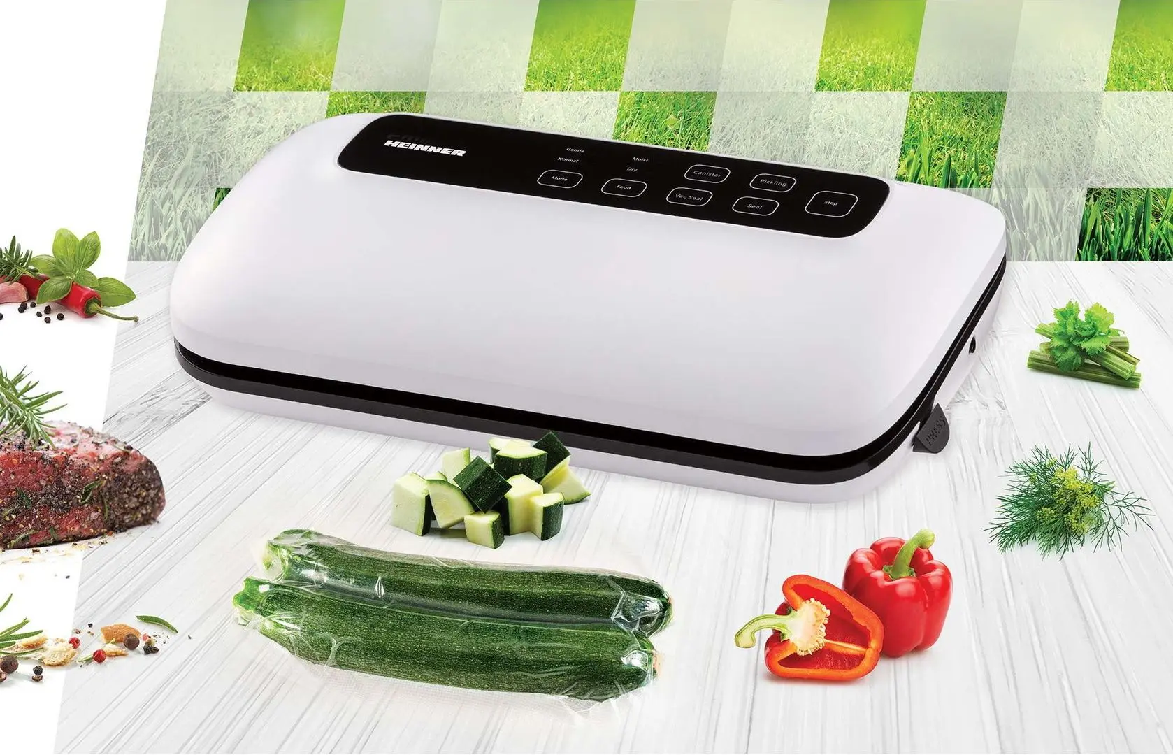 Aparat pentru vidare Heinner HAV-EDC120WH (Black/White)