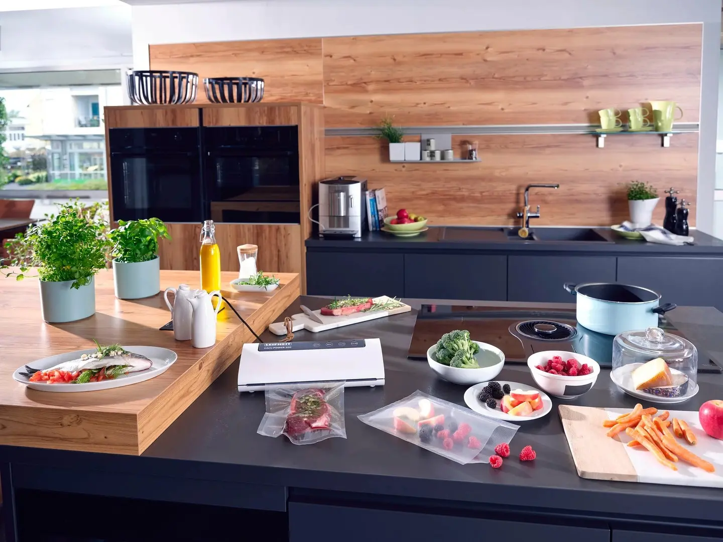 Aparat pentru vidare Leifheit Vacu Power 300 (White/Black)