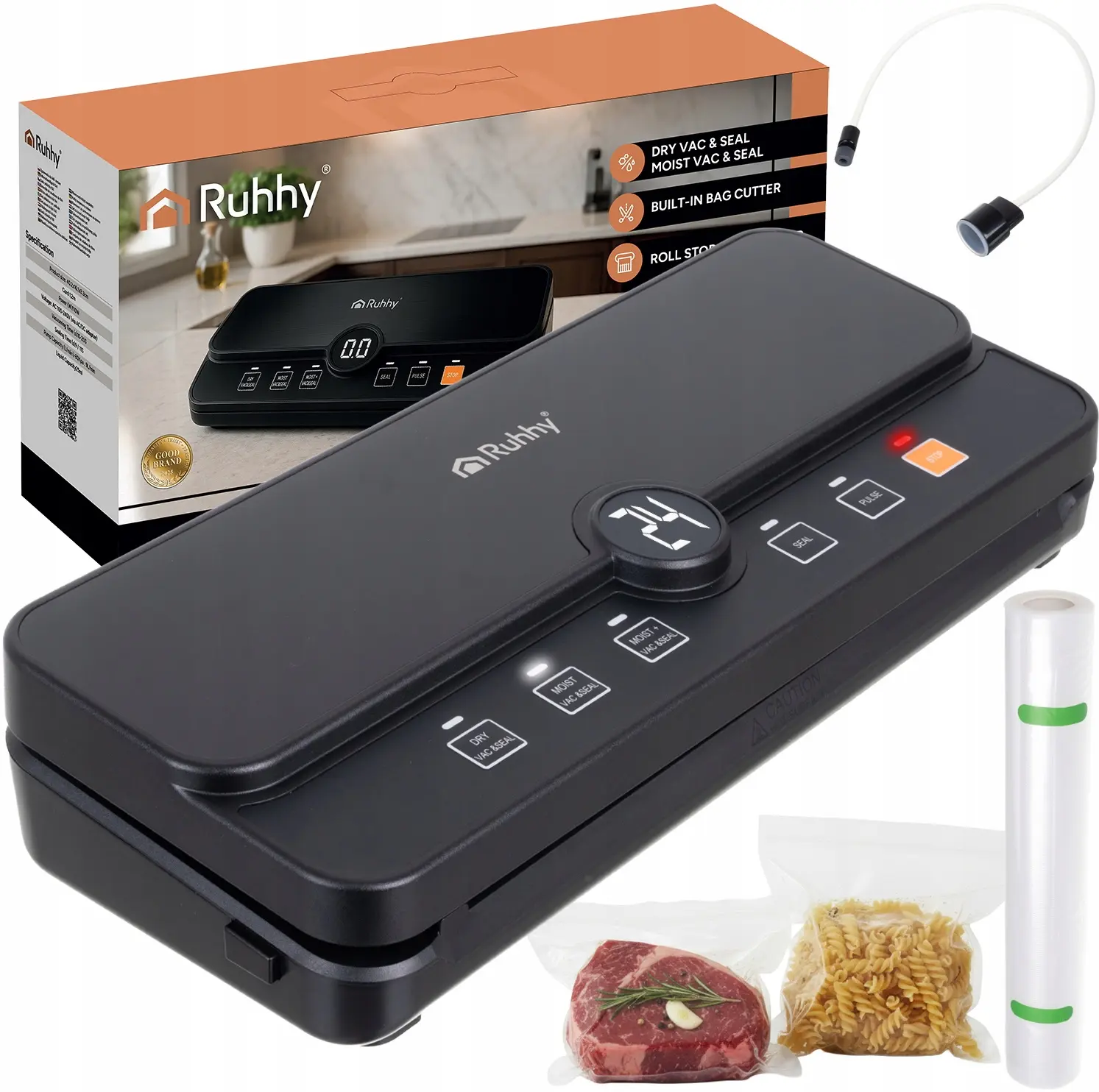 Aparat de vidat Ruhhy 24620 (Black) - 2