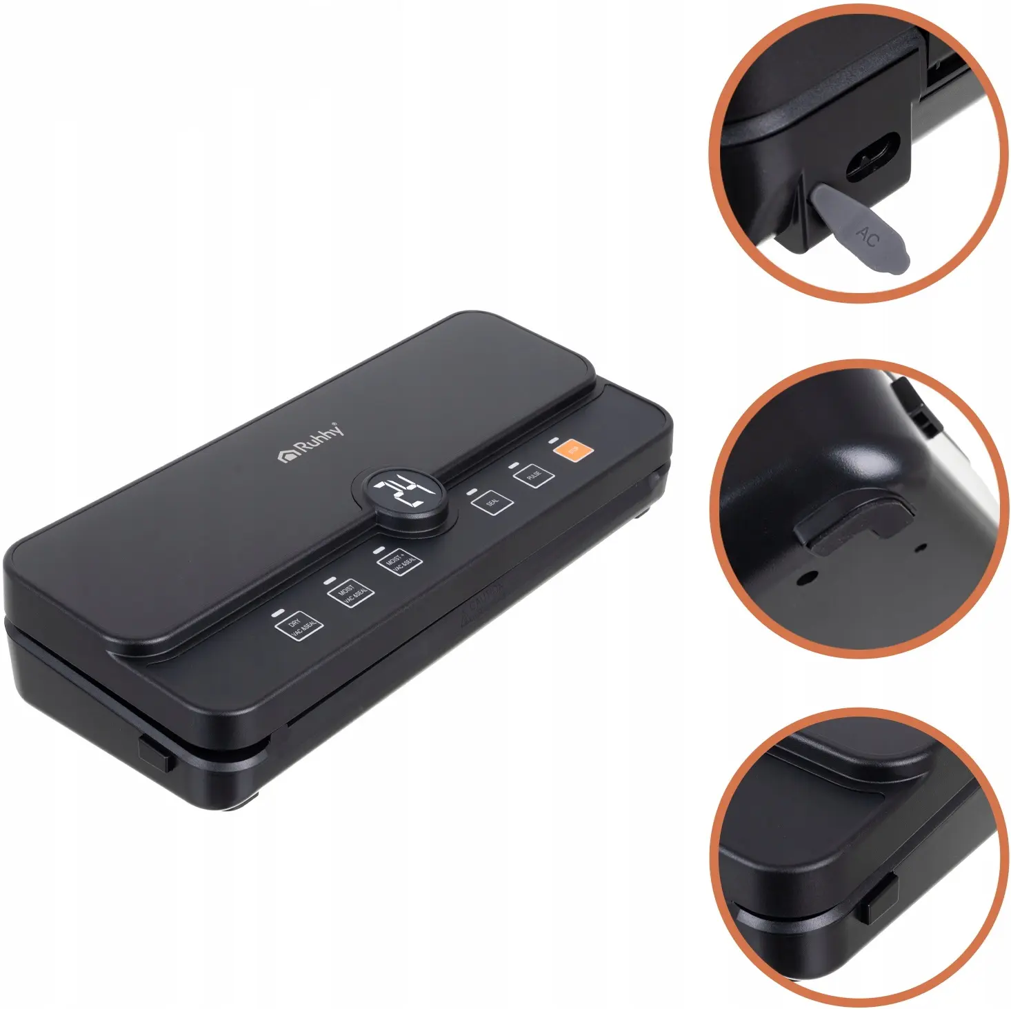 Aparat de vidat Ruhhy 24620 (Black) - 3