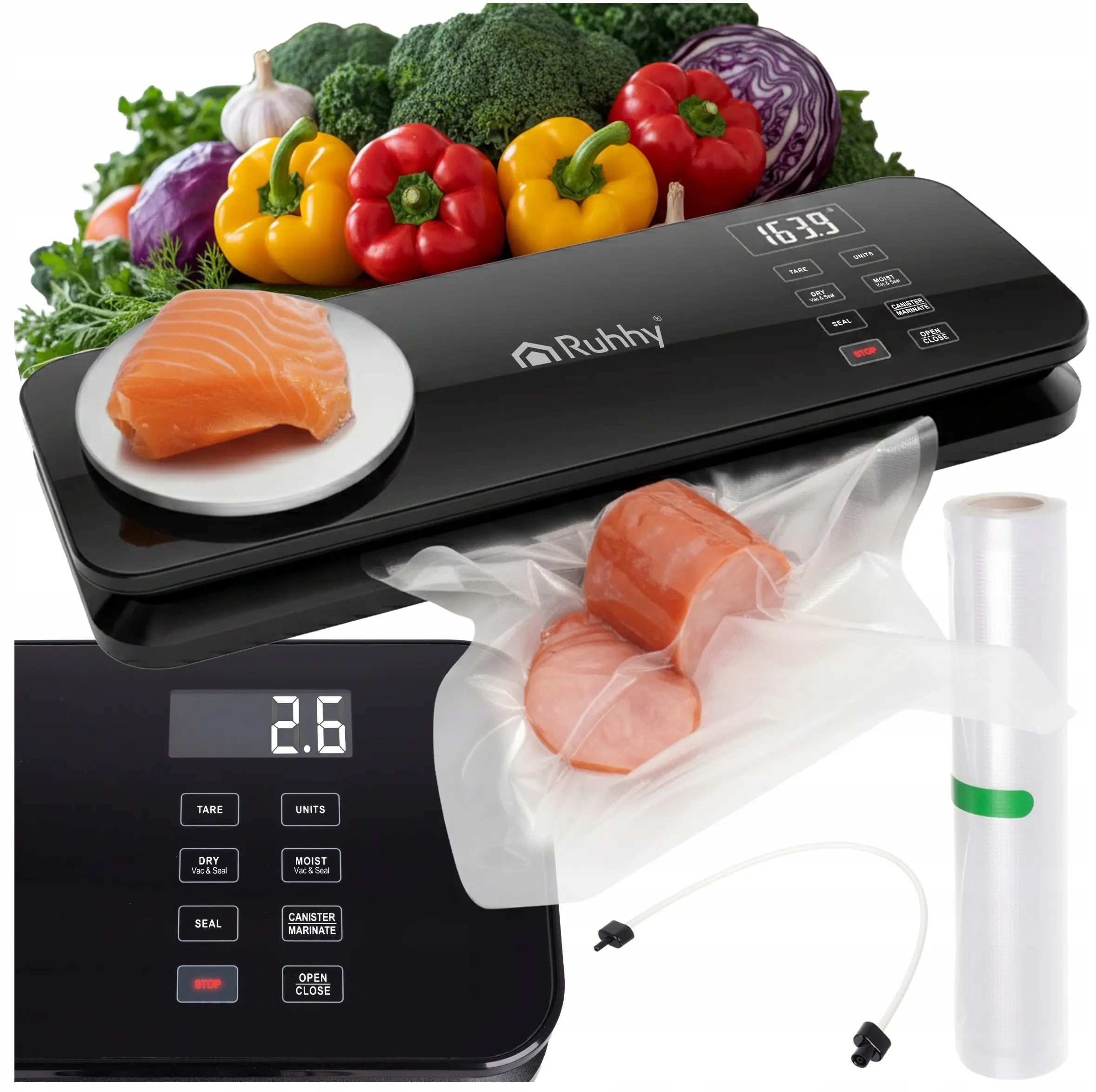 Aparat de vidat Ruhhy 24756 (Black) - 6