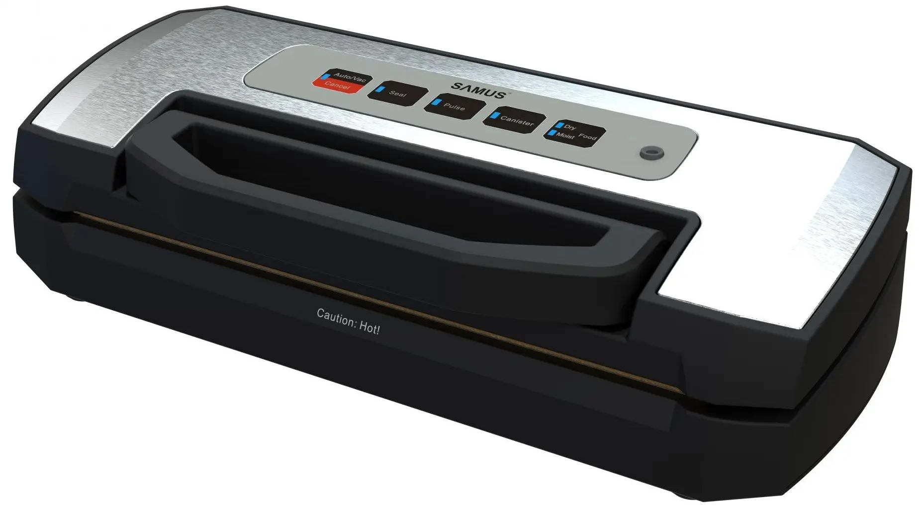 Aparat pentru vidare Samus Zipper (Black/Inox)