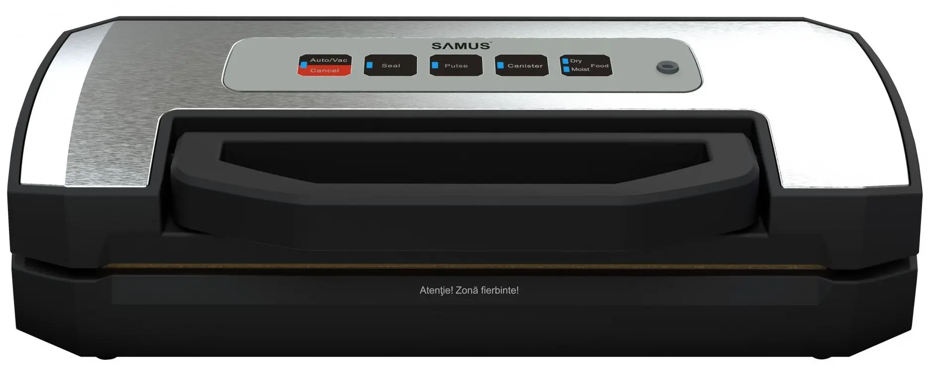 Aparat pentru vidare Samus Zipper (Black/Inox)