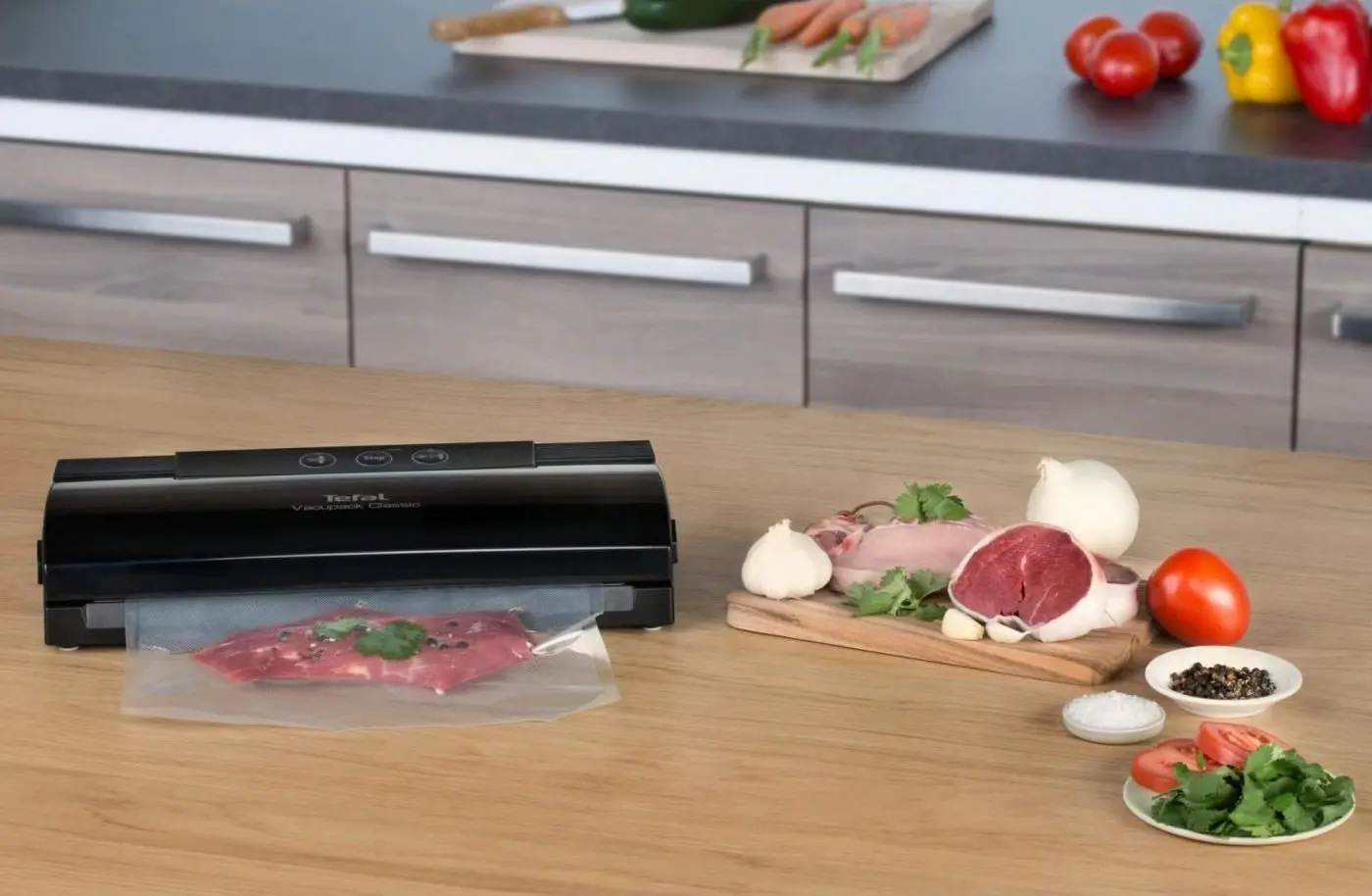 Aparat pentru vidare Tefal VacuPack Classic VT254070 (Black)